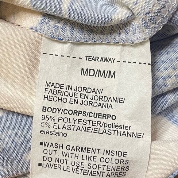 Under Armor Leafy Blue & Light Pink The Play Off Polo Short Sleeve Collared M - Picture 7 of 8